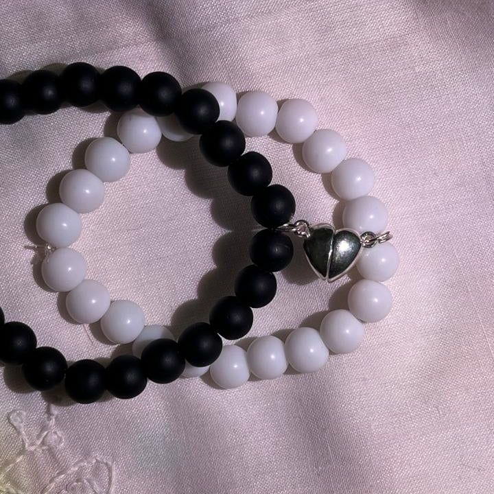Magnetic Heart Connection Couple Bracelets