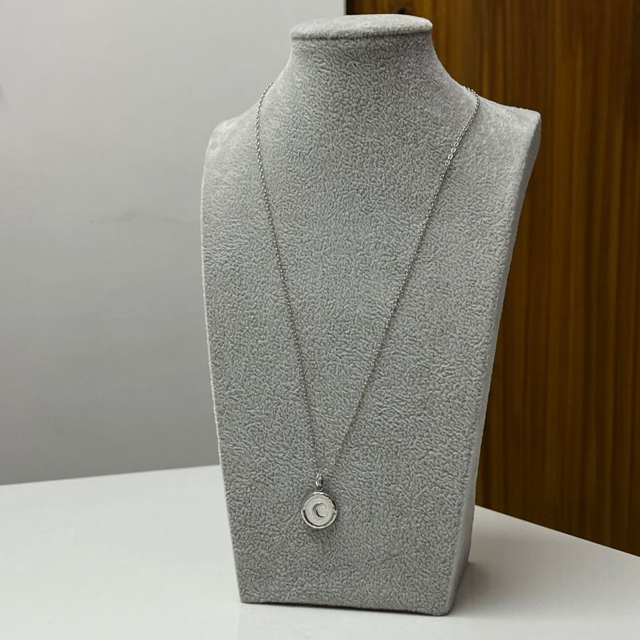 Lunar Whisper Pendant – Crescent Moon Charm Necklace
